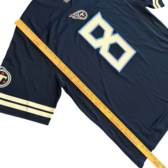 NFL Tennessee Titans Will Levis 8 Jersey Shirt Men XL Navy Blue Team Apparel NEW - Picture 15 of 16